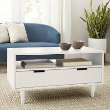 Better Homes Gardens Flynn Mid Century Modern Coffee Table Pecan Meja Sofa Ruang Tamu Rumah Ruangan