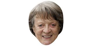 Maggie Smith (Grey Hair) Big Head