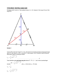 Limas adalah bangun ruang yang dibatasi oleh sebuah segi banyak (sebagai alas) dan beberapa sisi segitiga yang bertemu pada satu titik puncak.limas terdiri dari beberapa macam tergantung pada bentuk alasnya. Titik Berat Segitiga Sama Kaki