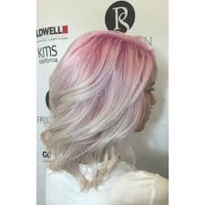Blush Pink Roots On Platinum Hair Roots Hair Hair Inspiration Color Hair Styles