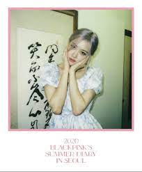 1 set consist of 20 cards with the size of 85mm x 55cm. Rose On Twitter Rose Photo Polaroid For 2020 Blackpink S Summer Diary In Seoul