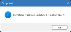 Exception:TypeError: undefined is not an object - Adobe Community ...