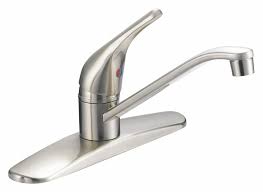 Compare costs for stainless steel vs. Ez Flo Brushed Nickel Straight Kitchen Sink Faucet Manual Faucet Activation 1 8 Gpm 444j92 10029lf Grainger