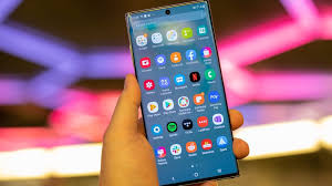 At release the galaxy note 10 plus was samsung's biggest and most powerful phone, and its aura colors almost symbolically reflect smartphone luxury. Slideshow Samsung Galaxy Note 10 Plus Review