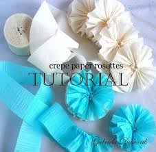 20 Crepe Paper Tutorials U Create Paper Rosettes Crepe Paper Crepe Paper Rosettes