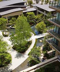神户太阳城公寓大楼 日本 richard beard architects 谷德设计网 courtyard garden landscape design garden levels