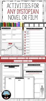 Activities For Any Dystopian Novel Short Story Or Film Dystopian Novels Dystopian Literature Novel Activities