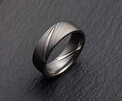 Stainless Damascus Steel Mens Wedding Band Engagement Ring Etsy Damascus Steel Ring Mens Wedding Bands Black Tungsten Rings