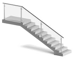 Product spec and technical drawing search. Glass Staircase Railing System Glass Stair Rail Ng