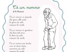 Si ricorda che i materiali, i testi, le storie, le poesie, le filastrocche di fantavolando sono originali e sono di proprietà degli autori. C E Un Nonno Poesia Per Bambini