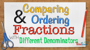 Check spelling or type a new query. Comparing And Ordering Fractions With Different Denominators Fraction Strips Youtube
