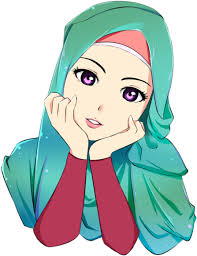Keluarga pakai masker vector : Muslim Masker Png