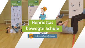 Henriettas Bewegte Schule 23 Seitliches Rumpfbeugen Youtube