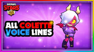 Trixie colette brawl stars fanart. All Colette Voice Lines Colette Voice Brawl Stars Youtube