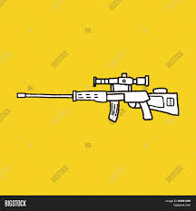 Sniper Rifle Doodle Vector Photo Free Trial Bigstock How to draw a sniper rifle step by step with watercolors. bigstock