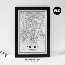 Pada poster tersebut, mengajak dan mendidik pembaca agar tidak menyontek. Poster Peta Map Kota Bogor Indonesia Indoposter A2 60x40cm Terbaru Agustus 2021 Harga Murah Kualitas Terjamin Blibli