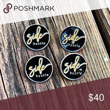 Side Hustle Posh Lapel Pins Thrifty Posher Custom Lapel Pins Soft Enamel Lapel Pins