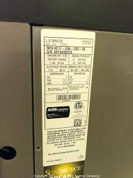 See the lennox xc17 engineering handbook for approved check expansion valve kit. Mclemore Auction Company Auction Ranges Ovens Cooktops Water Heaters Refrigerators Freezers Lighting Plumbing Hvac Sander Boxes And More Item Lennox Xc17 036 230 08 3 Ton 17 5 Seer Air Conditioner Condenser Unit