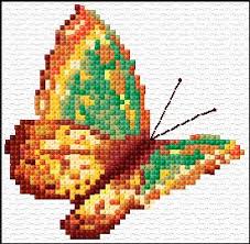 Free downloadable cross stitch patterns for beginners and intermediate stitchers. Butterfly 1302 Butterfly Cross Stitch Pattern Cross Stitch Butterfly Cross Stitch