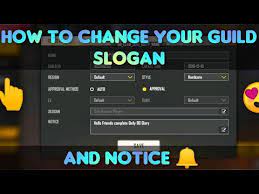 Maybe you would like to learn more about one of these? How To Change Guild Notice In Free Fire Free Fire Guild Slogan Change In Free Fire Youtube