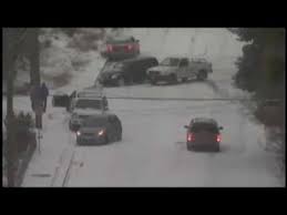 When snow coats the roads, melts, then refreezes into ice, it can create extremely dangerous driving conditions. 2010 Usa Cars Sliding And Crashing Down Icy Hill In The Snow Youtube