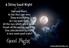 Short Good Night Poems For Her Lover Good Night Poems Night Poem Good Night Quotes