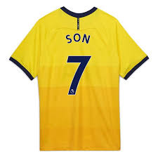 Tottenham hotspur home football shirt 2017/2018 jersey size l nike soccer white. Nike Tottenham Hotspur Heung Min Son Third Shirt 2020 2021 Junior Sportsdirect Com
