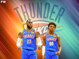 ^ joseph, andrew (may 14, 2019). Oklahoma City Could Draft Bronny James And Sign Lebron James In 2024 Fadeaway World
