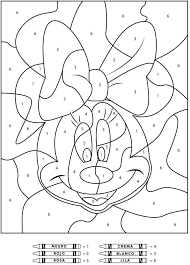 Dibujos Disney Para Colorear Con Numeros
