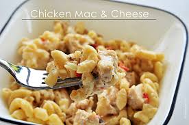 Meat with mac and cheese. Chicken Mac And Cheese Recipe Add A Pinch