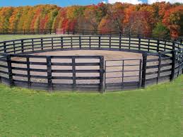 Wood Round Pen Dream Horse Barns Horse Shelter Round Pen