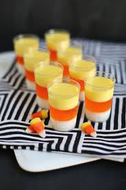 Candy Corn Jello Shots Halloween Appetizers Easy Jello Shot Recipes Shot Recipes