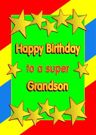 Birthday Wishes For 10 Year Old Son From Father Happy Birthday Grandson Golden Stars Card Happy Birthday Son Happy Birthday 1 Year Happy Birthday Grandson