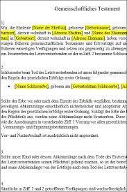 Die gesetzliche erbfolge nach schweizerischem erbrecht unterscheidet sich deutlich vom deutschen erbrecht. Gemeinschaftliches Testament Ein Kind Focus Online Pdf Shop