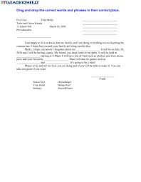Over 100,000 french translations of english words and phrases. Invitation Letter Birthday Party Worksheet
