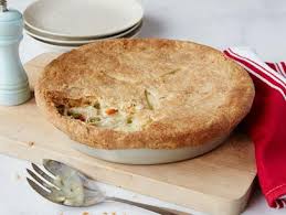 The topping or crust (pie crust or biscuits), creamed chicken, and additional. Chicken Pie Recipe Trisha Yearwood Food Network
