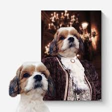 A customised pet portrait is the ultimate gift to any pet owner. Custom Canvas Pet Portaits Featuring Your Pet Louvenir