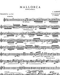 Скачать минус песни «barcarola» 320kbps. Isaac Albeniz Mallorca Barcarola Op 202 Para Trompeta Y Piano Trumpet In C Sheet Music Nkoda