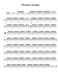 Threeve Camps Sheet music for Snare drum (Solo)