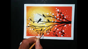 Easy Painting Ideas For Beginners Easypainting Step By Step Tutorial Landscape Painting Youtube