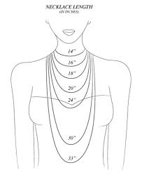 Necklace Length Chart Rocknwrap