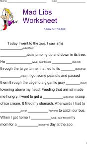 See more ideas about mad libs, lib, printable mad libs. Zoo Mad Libs Worksheets 99worksheets