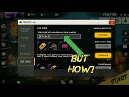 How To Complete Call Back Task Garena Free Fire Youtube