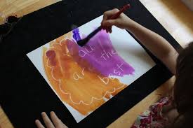 Invisible Ink With Crayon Resist Invisible Ink Art Activities For Kids Arts And Crafts For Kids