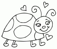 Ugurbocegi Boyama Sayfasi Boyama Sayfalari Boyama Kitaplari Hayvan Boyama Sayfalari