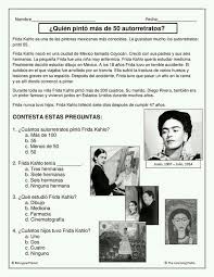 Biografia De Frida Kahlo En Ingles Y Español Epingle Par Marbel Tamayo Sur Frida Kahlo Enseigner L Espagnol Espagnol Apprendre Exercices Espagnol