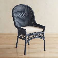Weather Proof And Trend Proof Our Durable Outdoor Dining Chair Gives You Hand Woven Constru Blue Dining Chair Outdoor Dining Chairs World Market Dining Chairs
