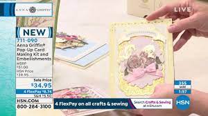 Anna griffin® iris folding card making kit. Anna Griffin Popup Card Making Kit And Embellishments Youtube