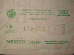 Customs and border protection (cbp) will stamp the passport with an admission stamp that indicates the immigrant has permanent resident status and has the date the new immigrant entered the u.s. Passport Stamp Cozumel Mexico Cozumel Airport Czm Passport Stamps Cozumel Stamp