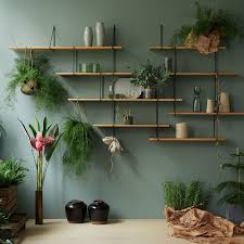 Link Shelf Duo Oak Wood Black Brackets Vintage Bedroom Decor Shelves Decor